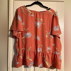 Apt 9, Floral Blouse, Size XXL, EUC